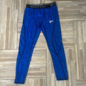 Men's blue Running tights 28-34” waist ranged